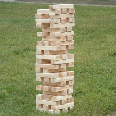 Giant Jenga: The Towering Titan of Tabletop Tension!